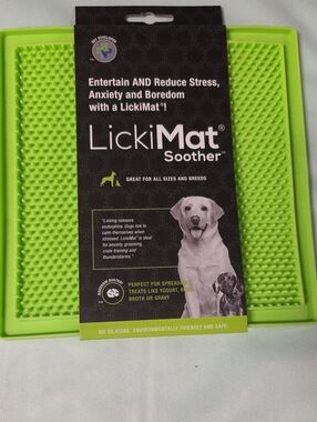 Soother Dog Licking Pad - Green